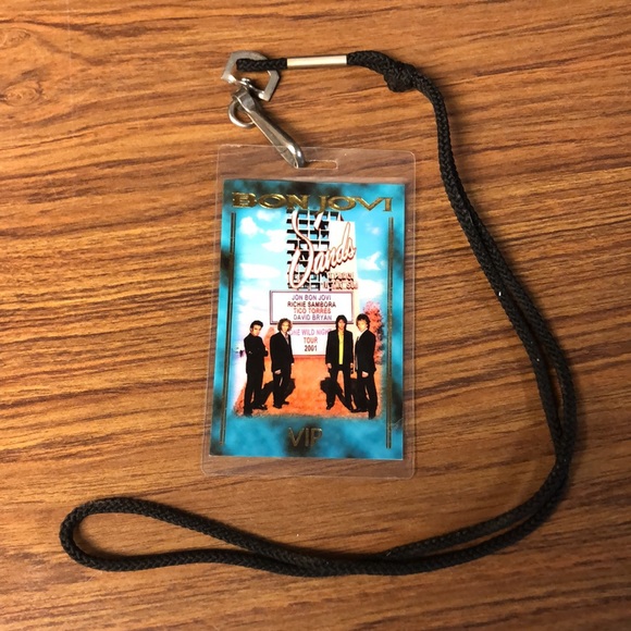 2001 Bon Jovi One Wild Night Tour VIP Laminated Pass - Picture 5 of 6